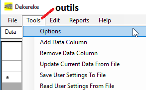 Tool Options
